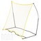 Iron Tube and Polyester Soccer Trainer Rebounder Net, Portable